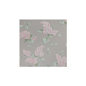 English Florals  G34322  Papel de  Parede   fundo  marrom com flores rosa